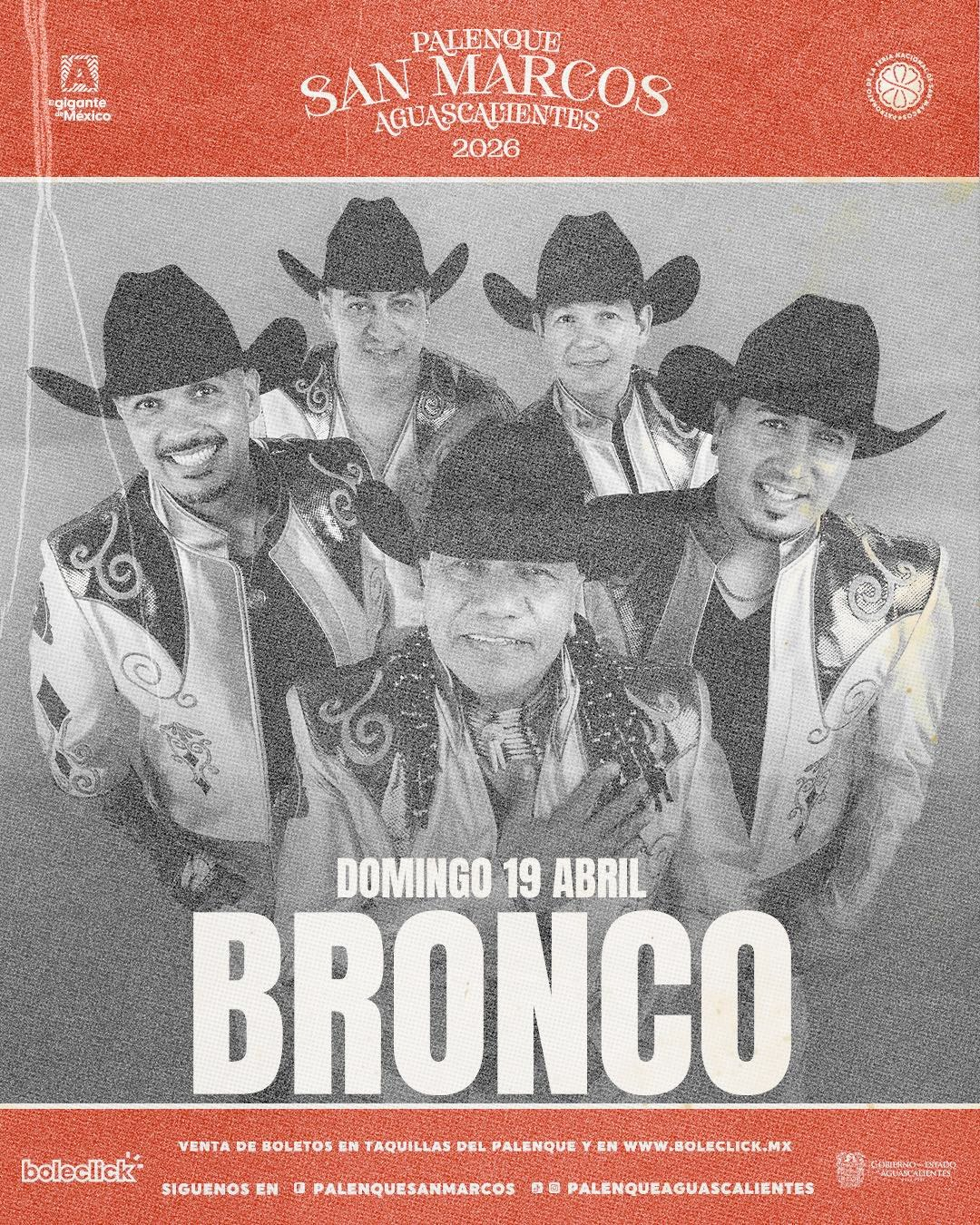 boletos Bronco palenque aguascalientes 2026