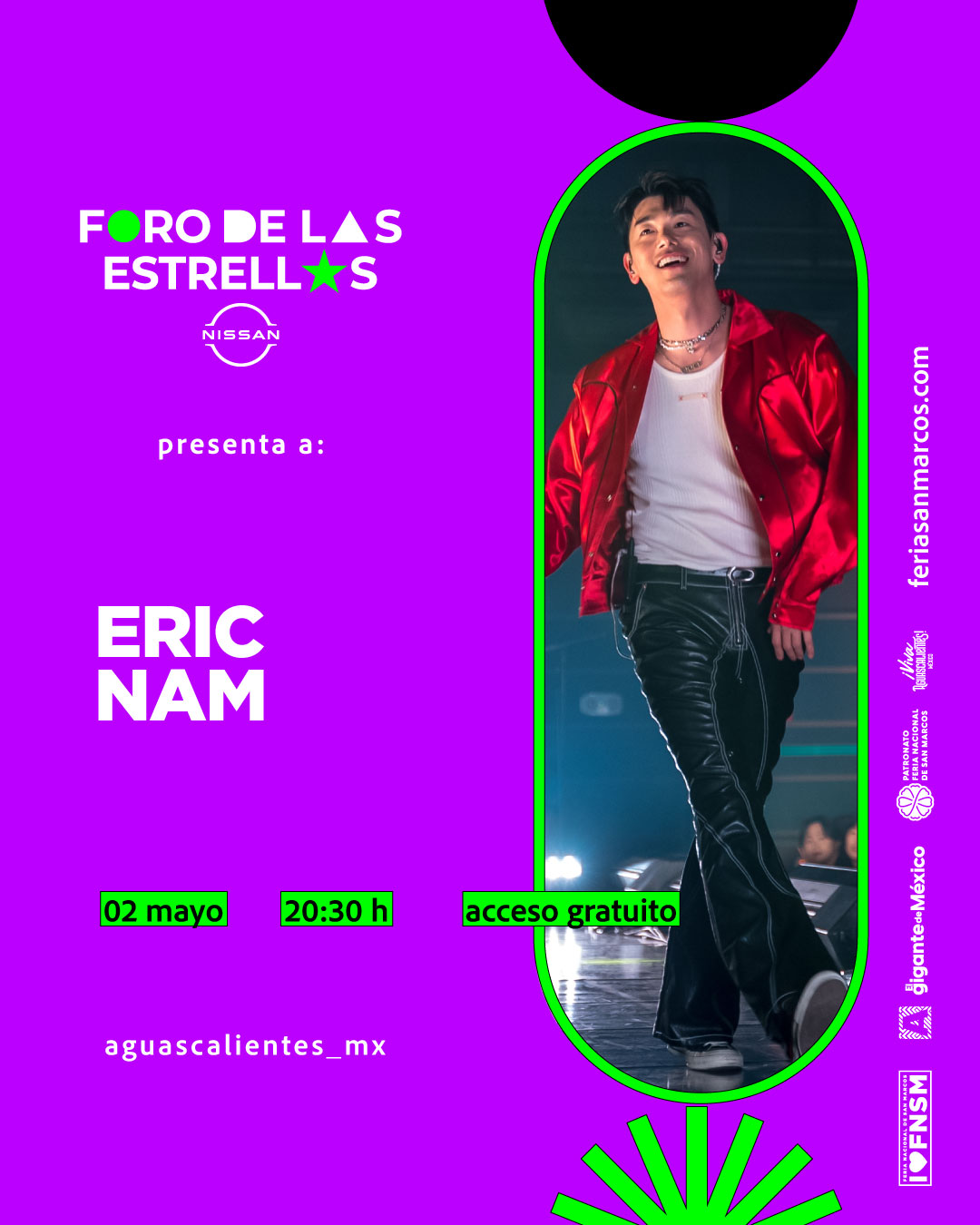Eric Nam foro de las estrellas 2026