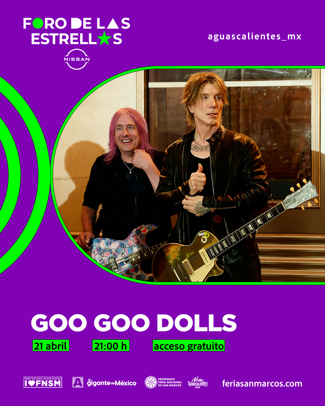 Goo Goo Dolls foro de las estrellas 2026