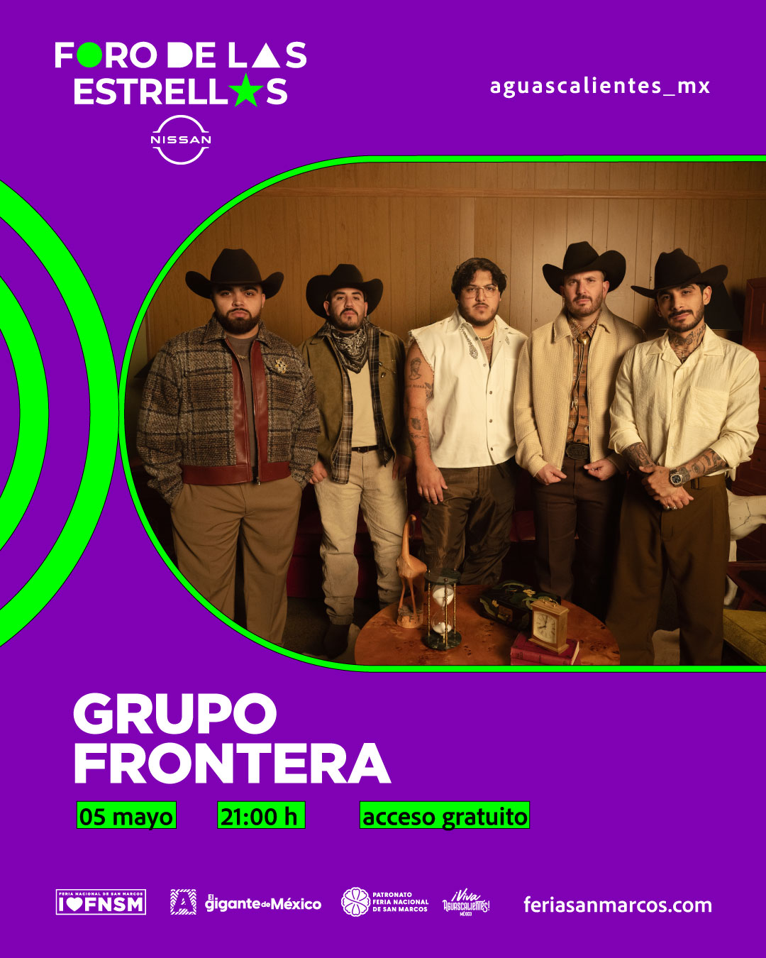 Grupo Frontera foro de las estrellas 2026