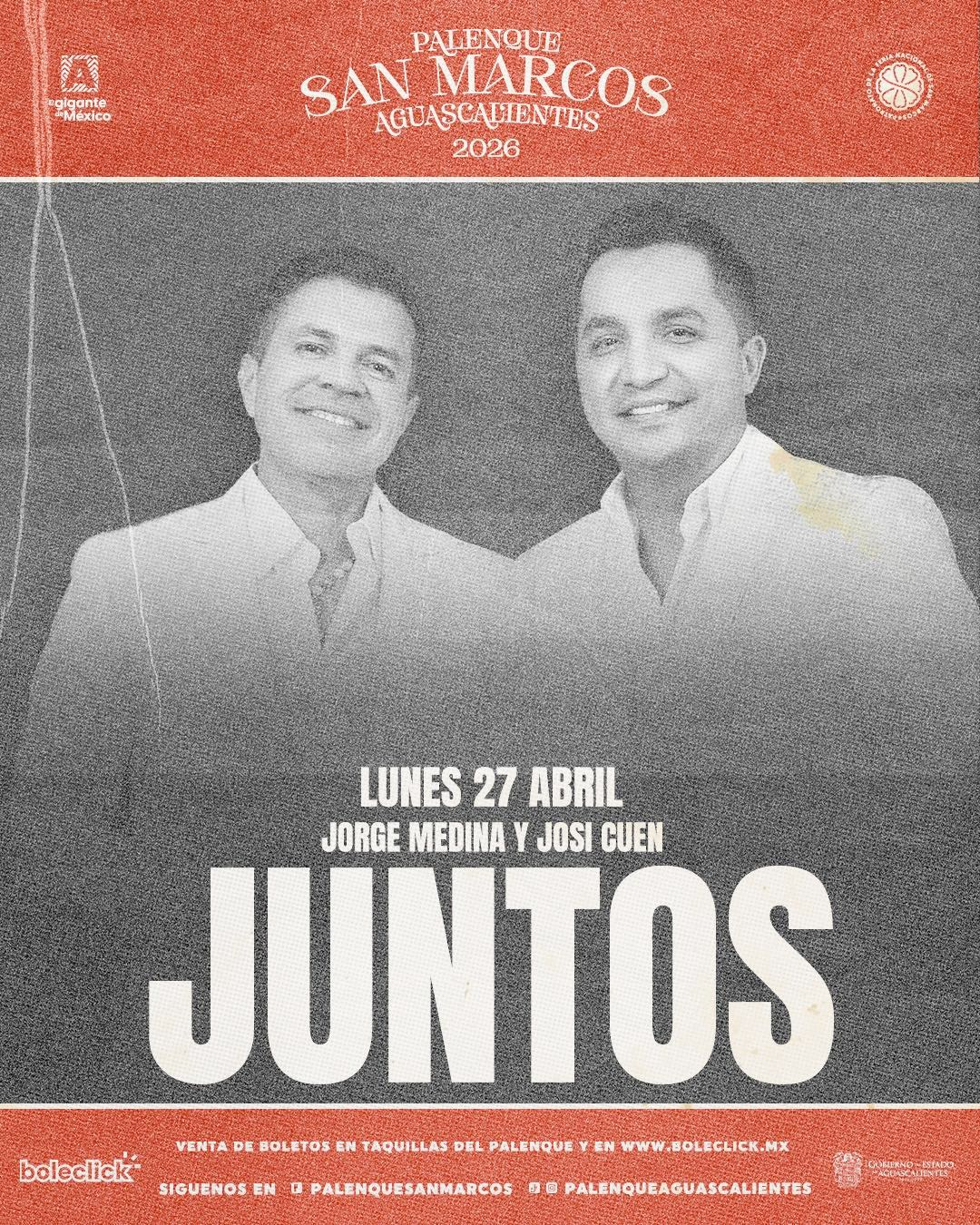 boletos Juntos palenque aguascalientes 2026